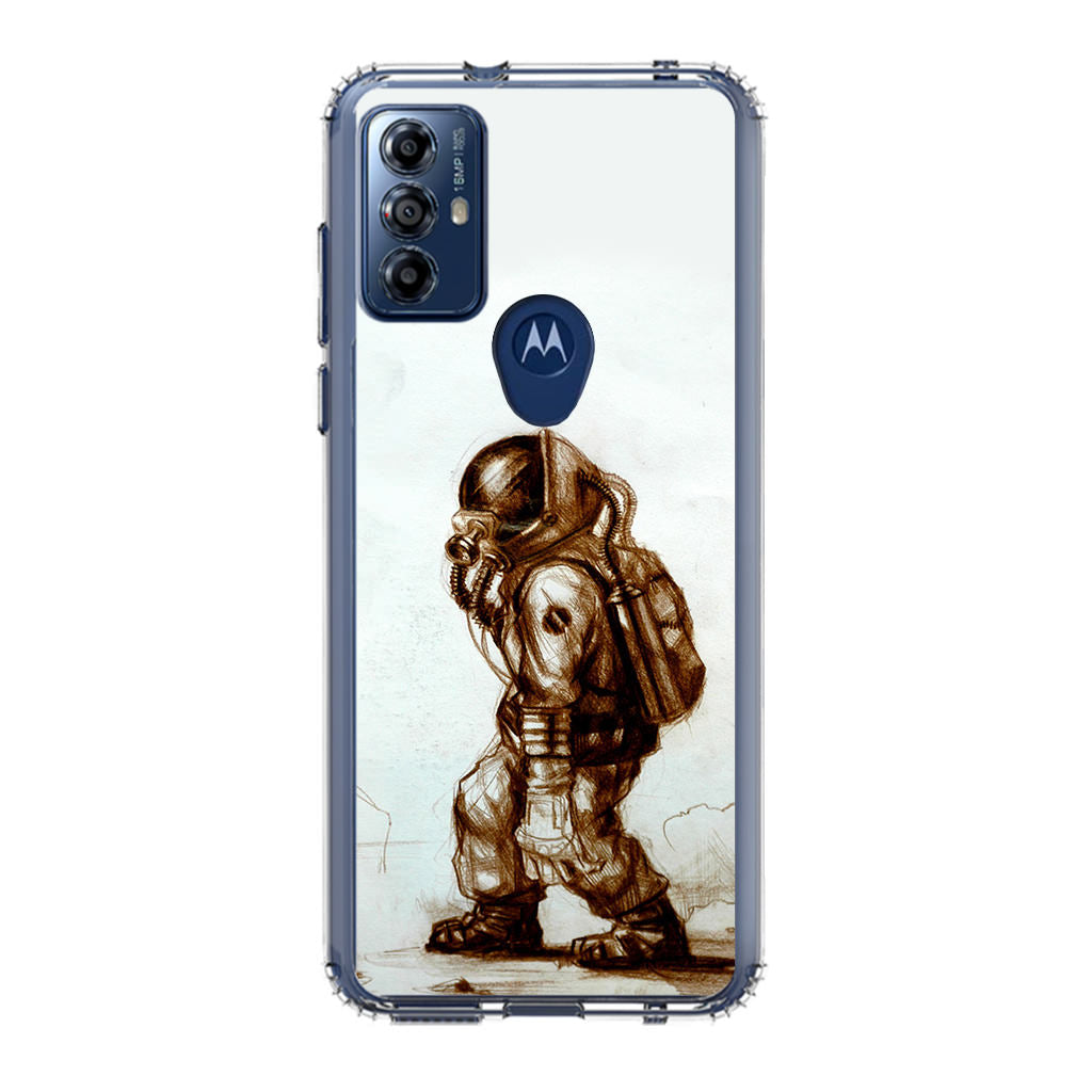 Astronaut Heavy Walk Motorola Moto G Play 2023 Case