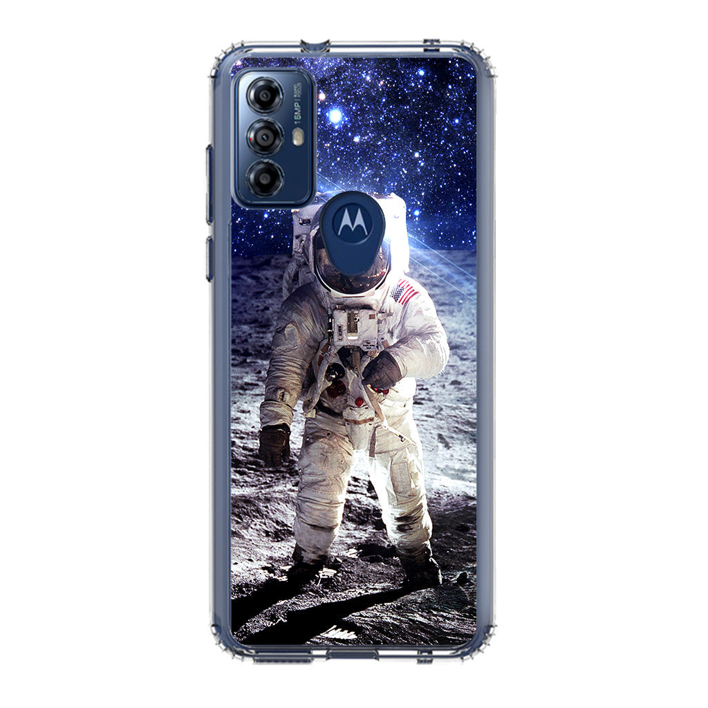 Astronaut Space Moon Motorola Moto G Play 2023 Case