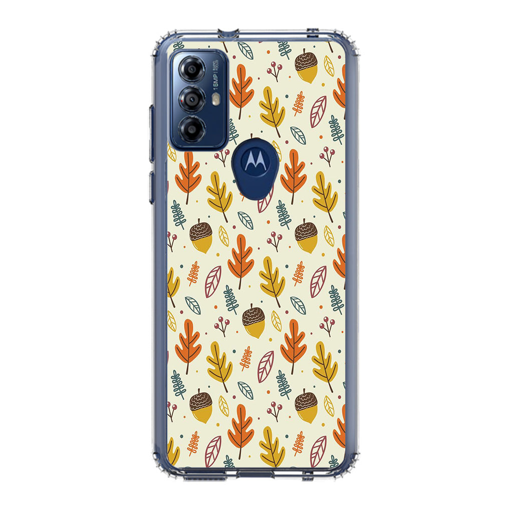 Autumn Things Pattern Motorola Moto G Play 2023 Case