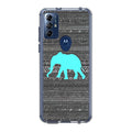 Aztec Elephant Turquoise Motorola Moto G Play 2023 Case