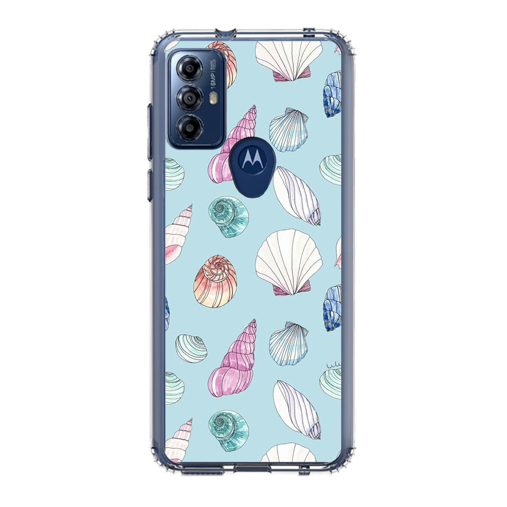 Beach Shells Pattern Motorola Moto G Play 2023 Case