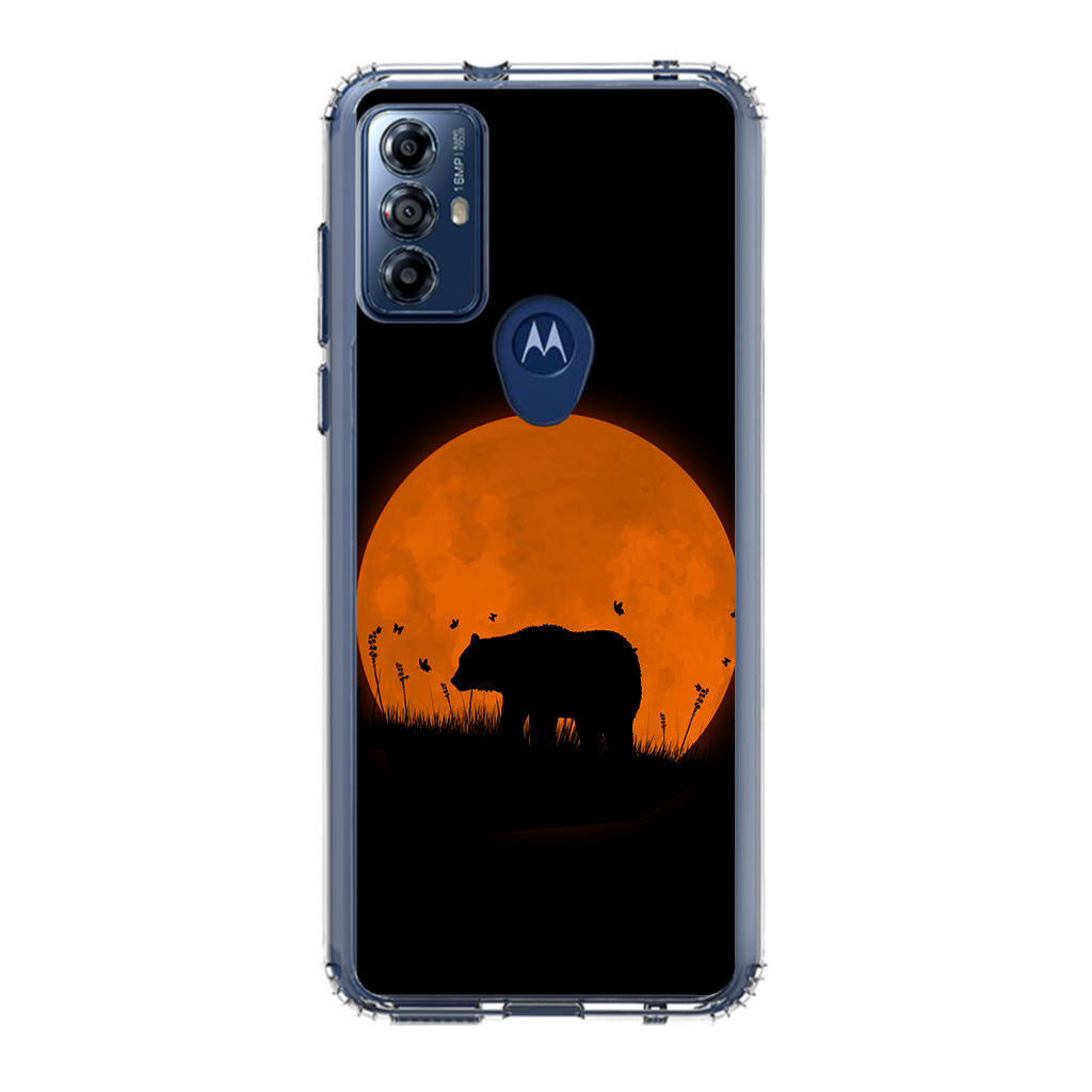 Bear Silhouette Motorola Moto G Play 2023 Case