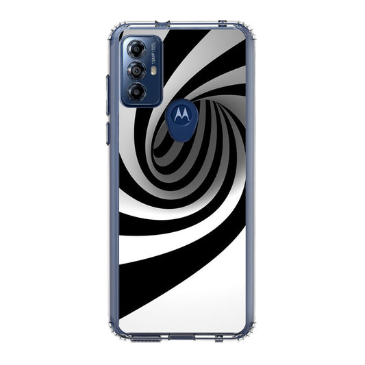 Black and White Twist Motorola Moto G Play 2023 Case