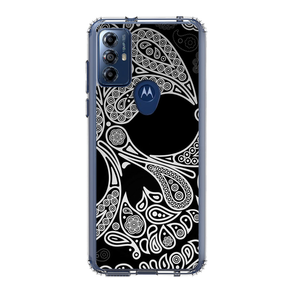 Black Skull Motorola Moto G Play 2023 Case