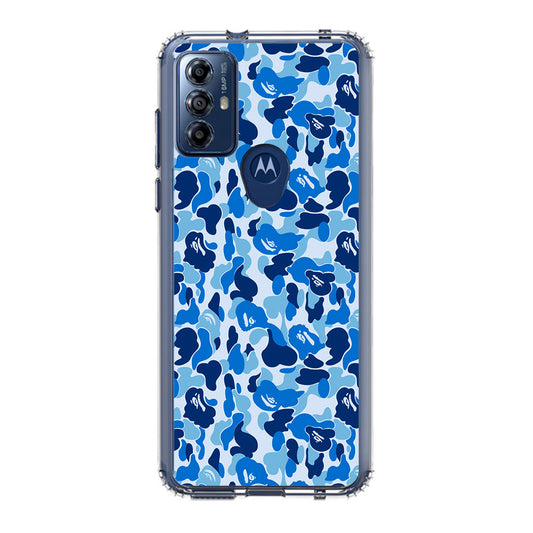 Blue Camo Motorola Moto G Play 2023 Case