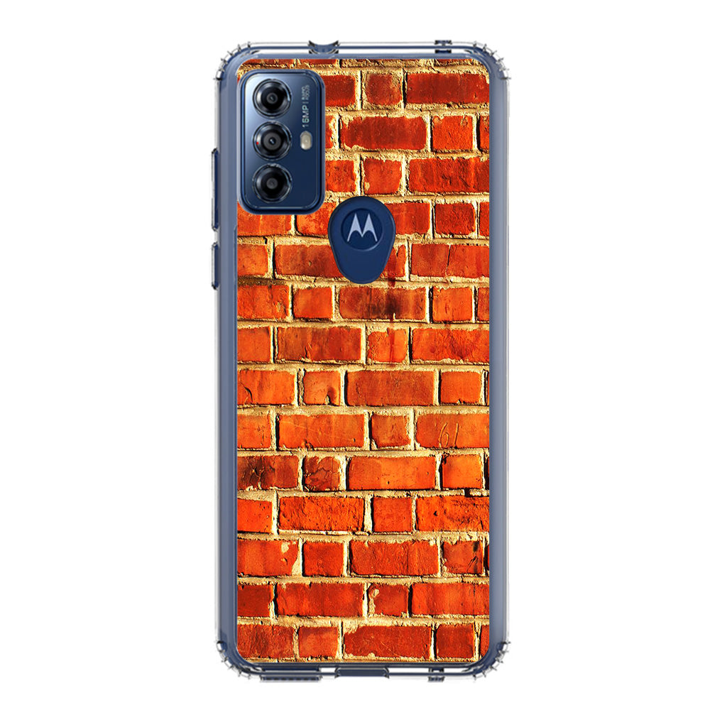 Brick Wall Pattern Motorola Moto G Play 2023 Case