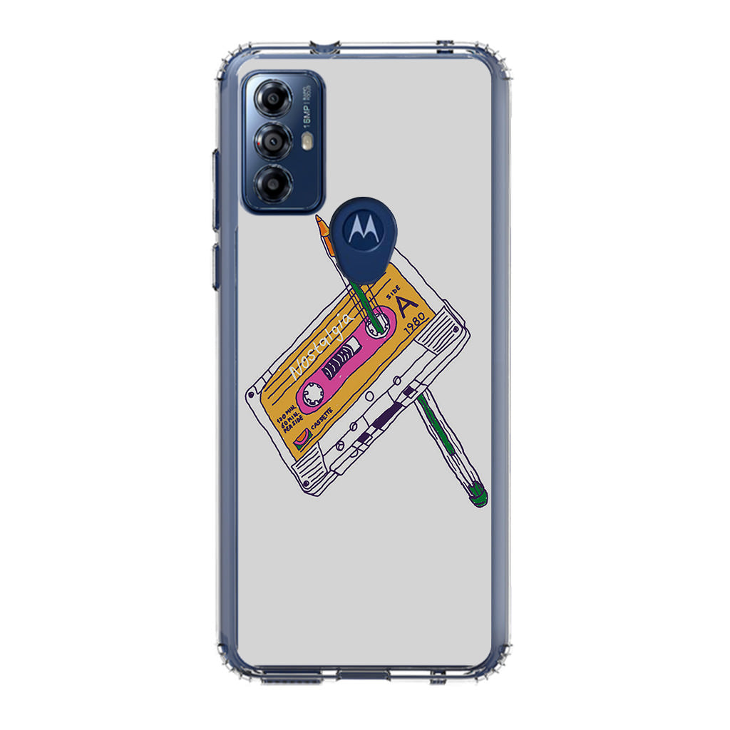 Cassete Tape Old Motorola Moto G Play 2023 Case