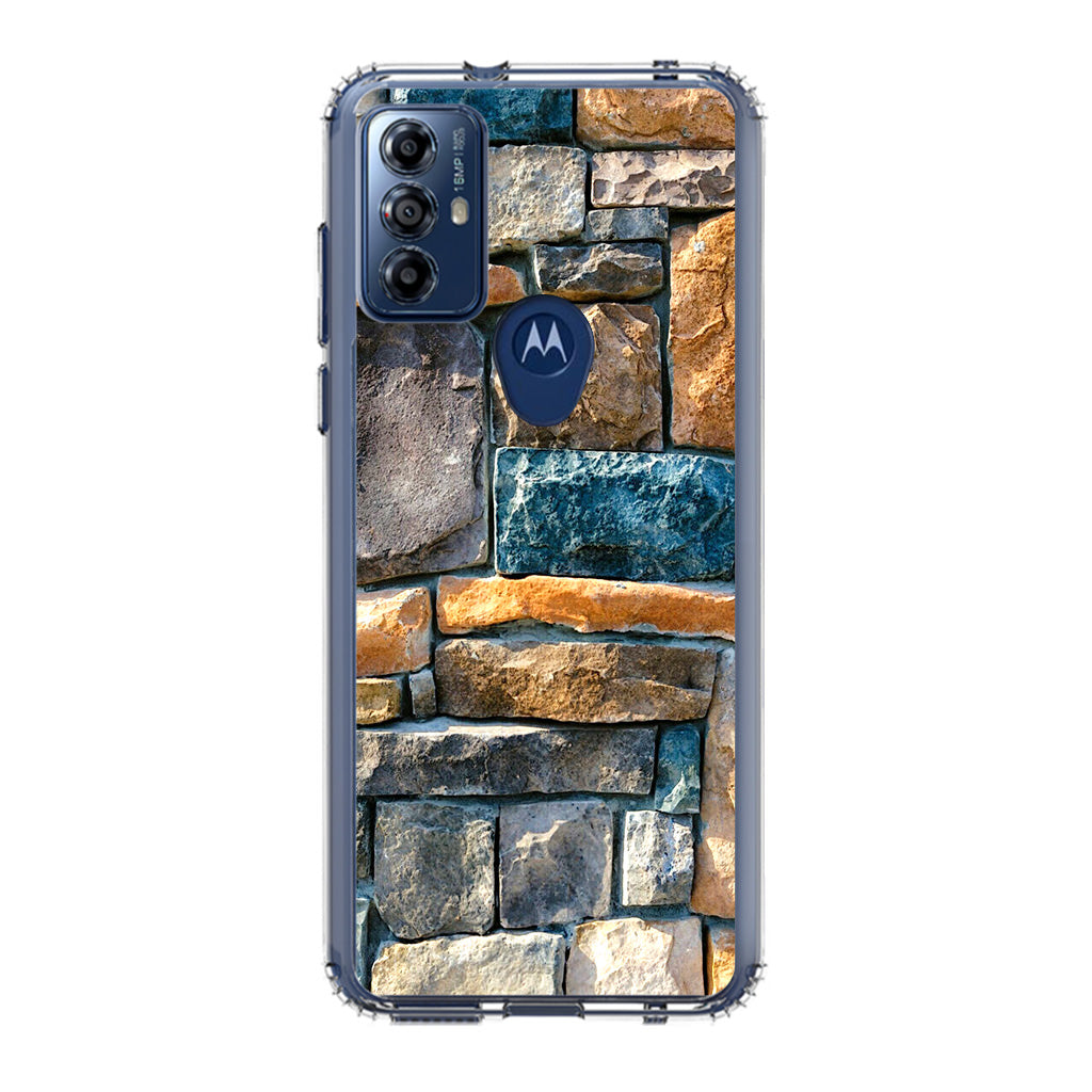 Colored Stone Piles Motorola Moto G Play 2023 Case