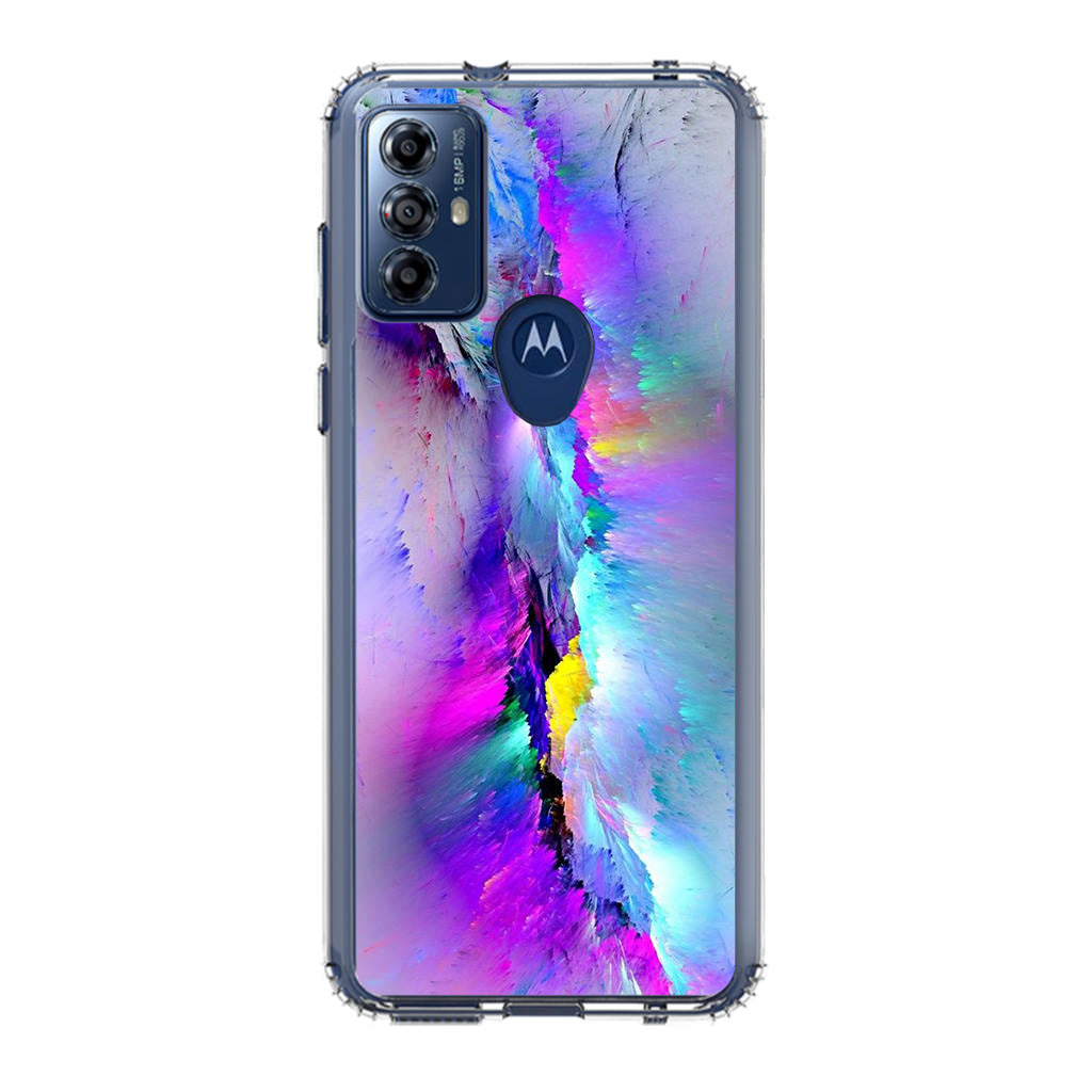 Colorful Abstract Smudges Motorola Moto G Play 2023 Case