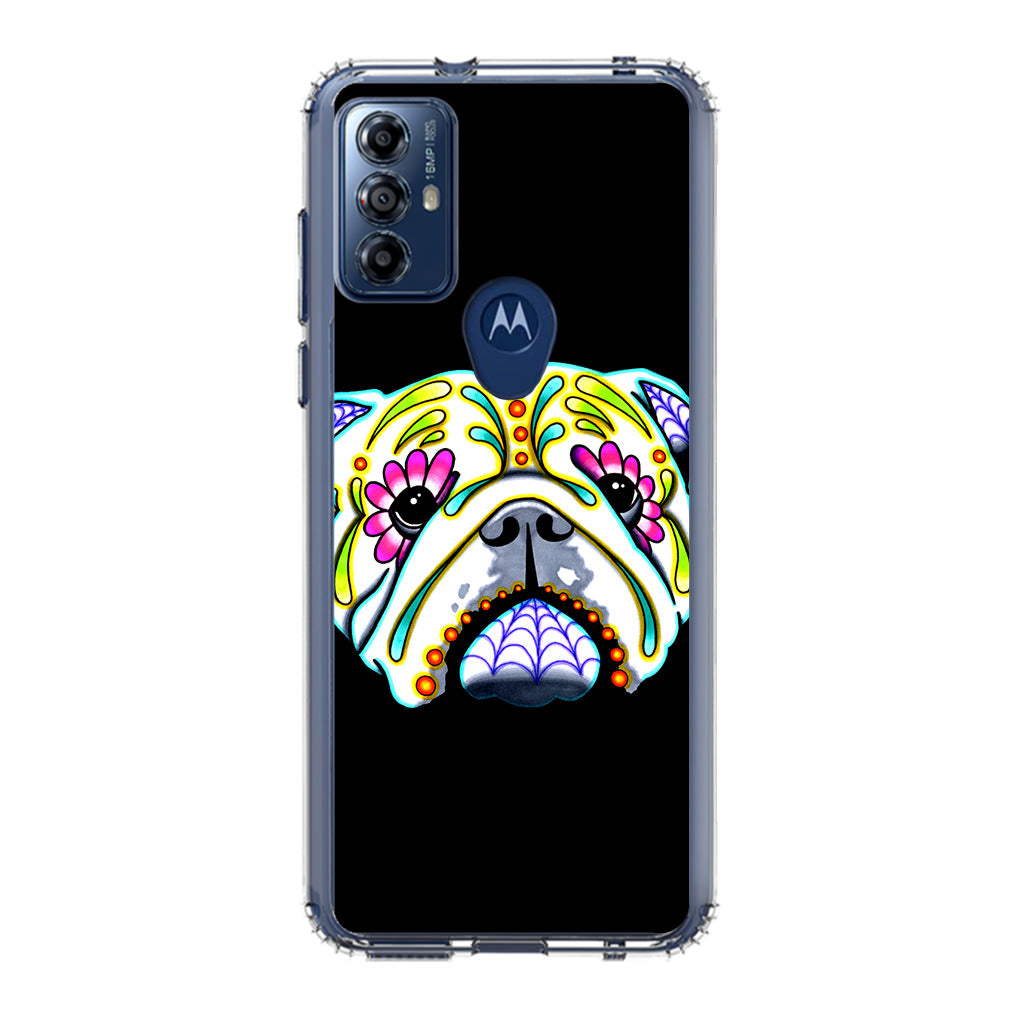 Colorful Bulldog Art Motorola Moto G Play 2023 Case