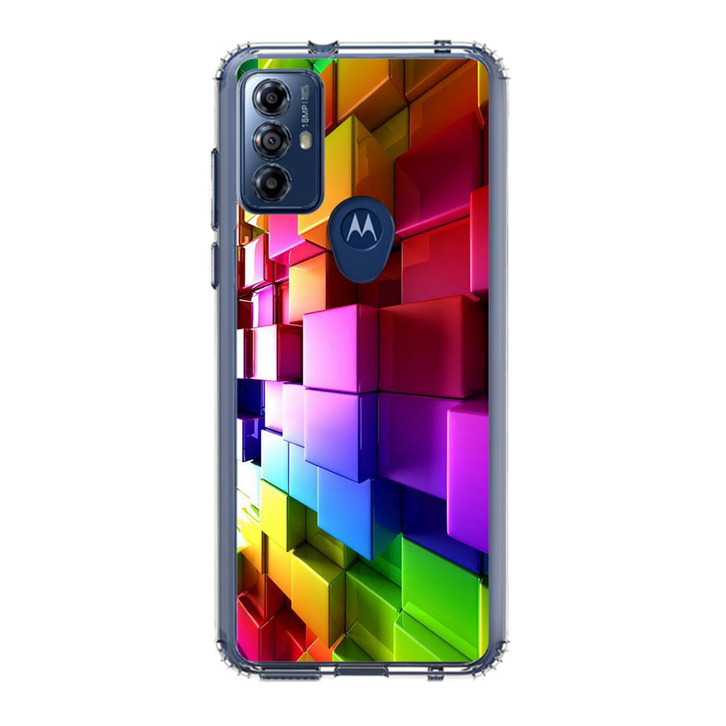 Colorful Cubes Motorola Moto G Play 2023 Case