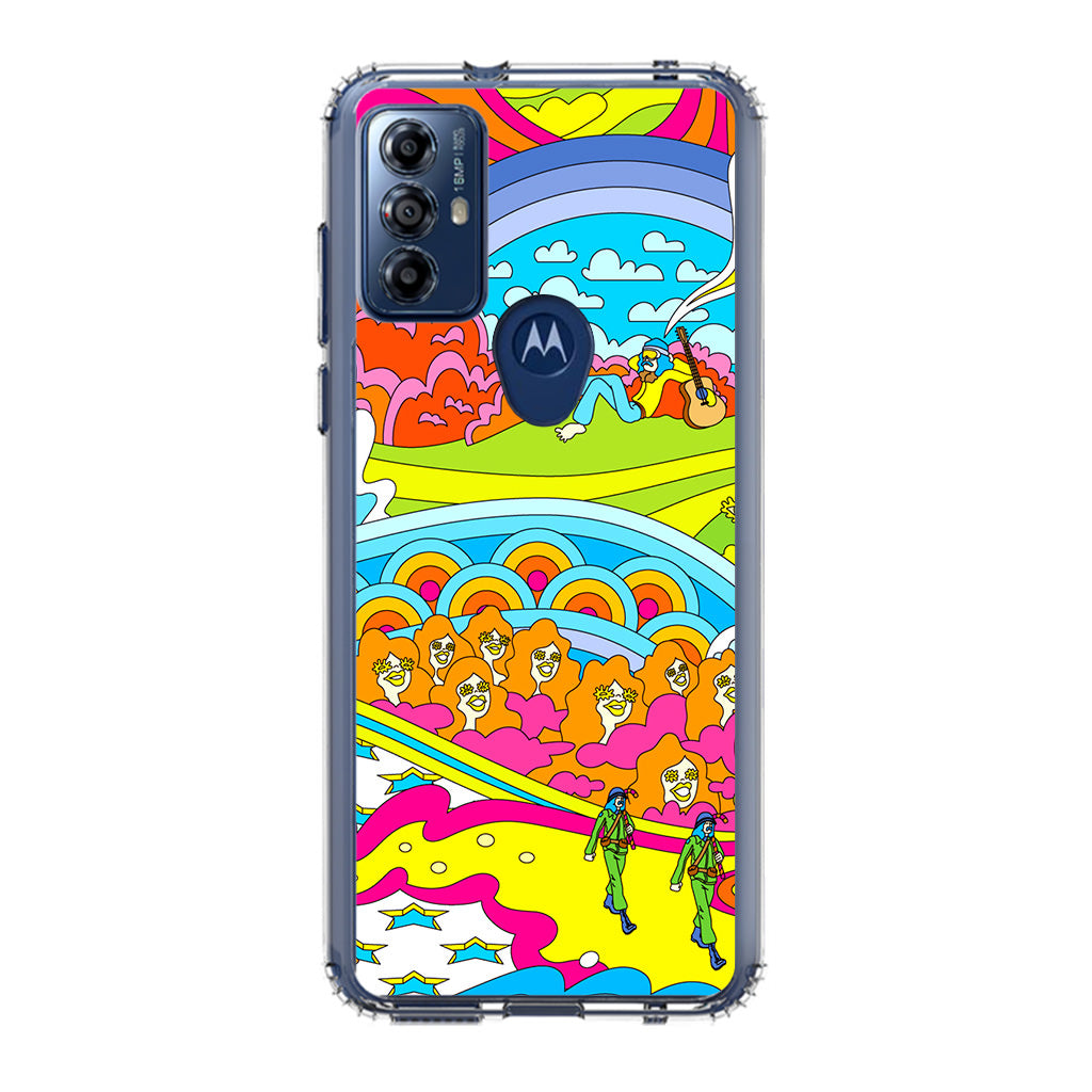 Colorful Doodle Motorola Moto G Play 2023 Case