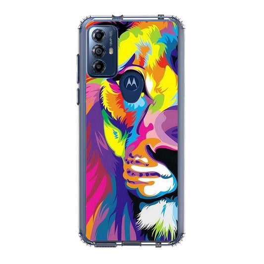 Colorful Lion Motorola Moto G Play 2023 Case