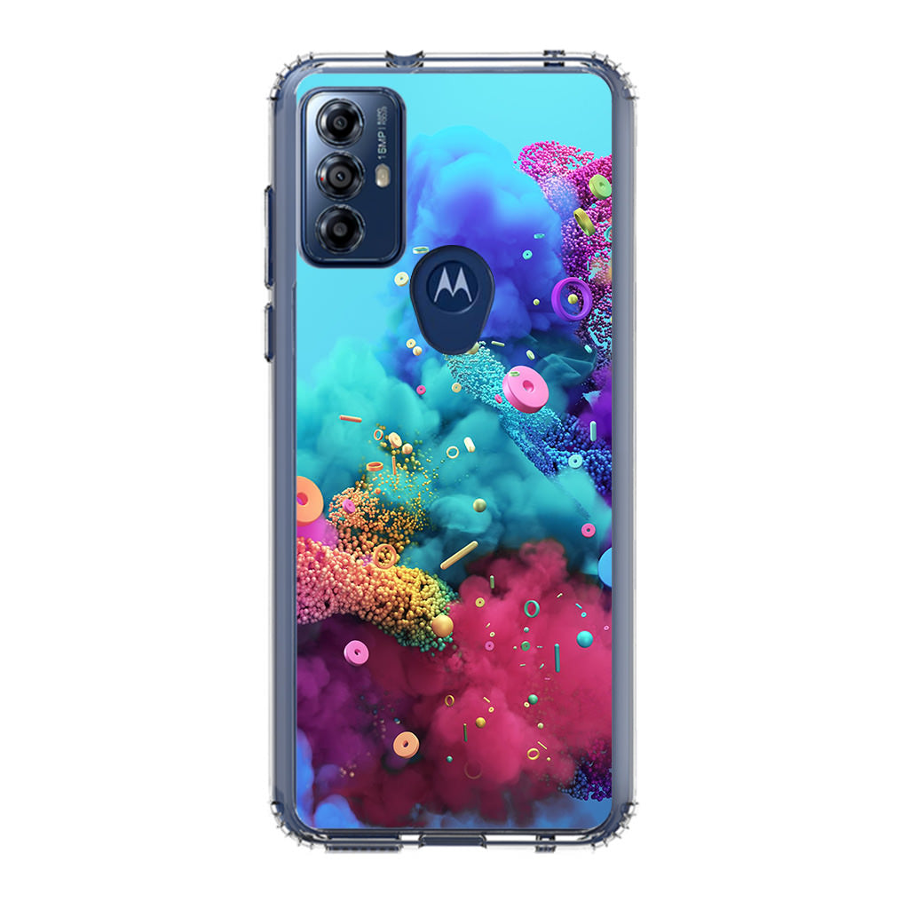 Colorful Smoke Boom Motorola Moto G Play 2023 Case