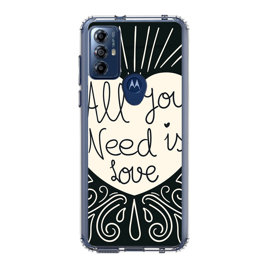 Drawn Love Motorola Moto G Play 2023 Case