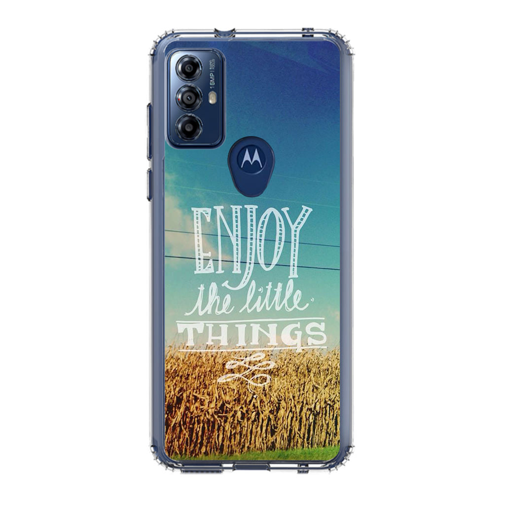 Enjoy The Little Things Motorola Moto G Play 2023 Case