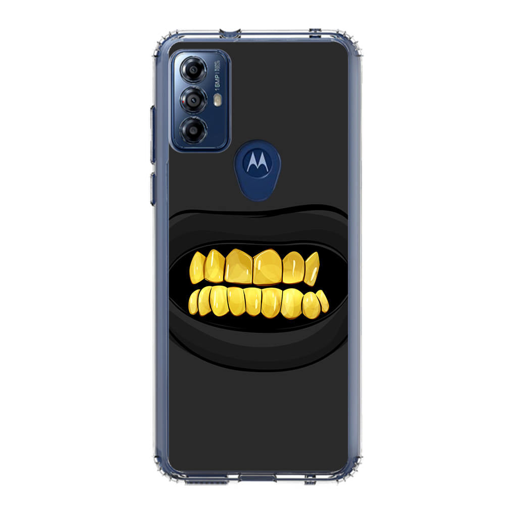 Gold Grillz Motorola Moto G Play 2023 Case