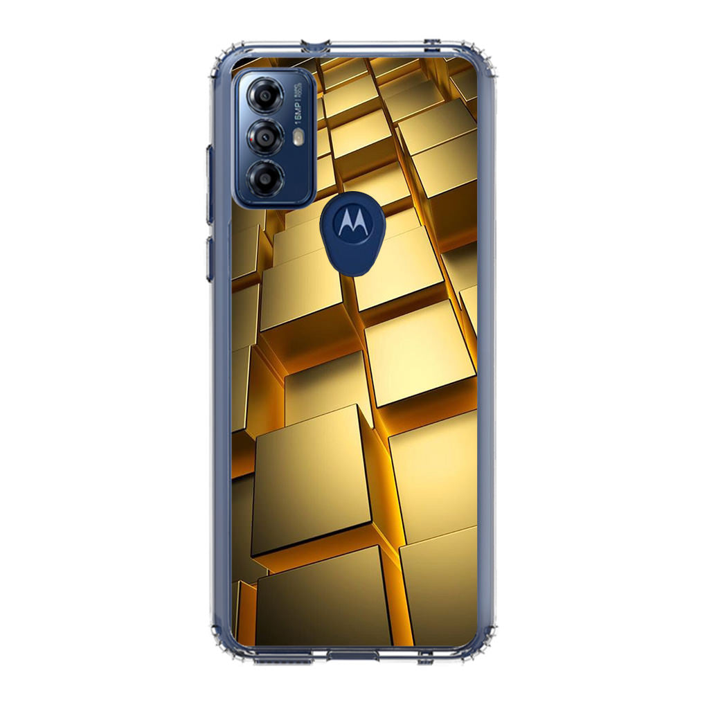 Golden Cubes Motorola Moto G Play 2023 Case