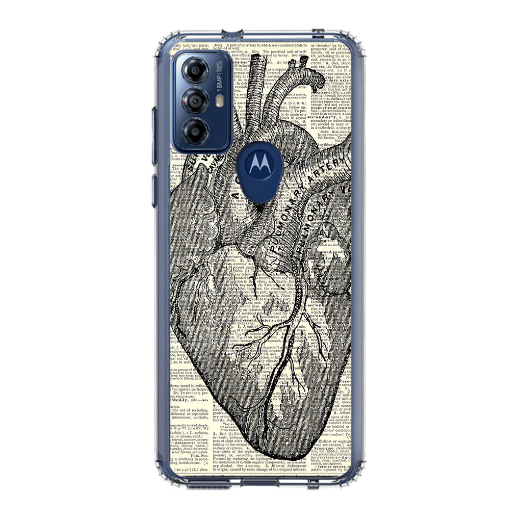 Heart Book Art Motorola Moto G Play 2023 Case