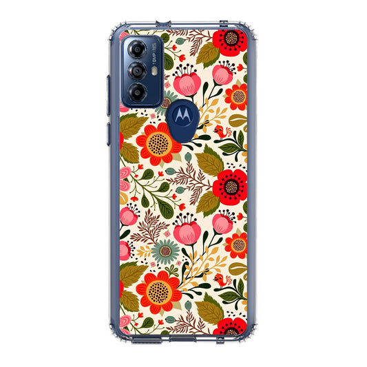 Hello Spring Pattern Motorola Moto G Play 2023 Case