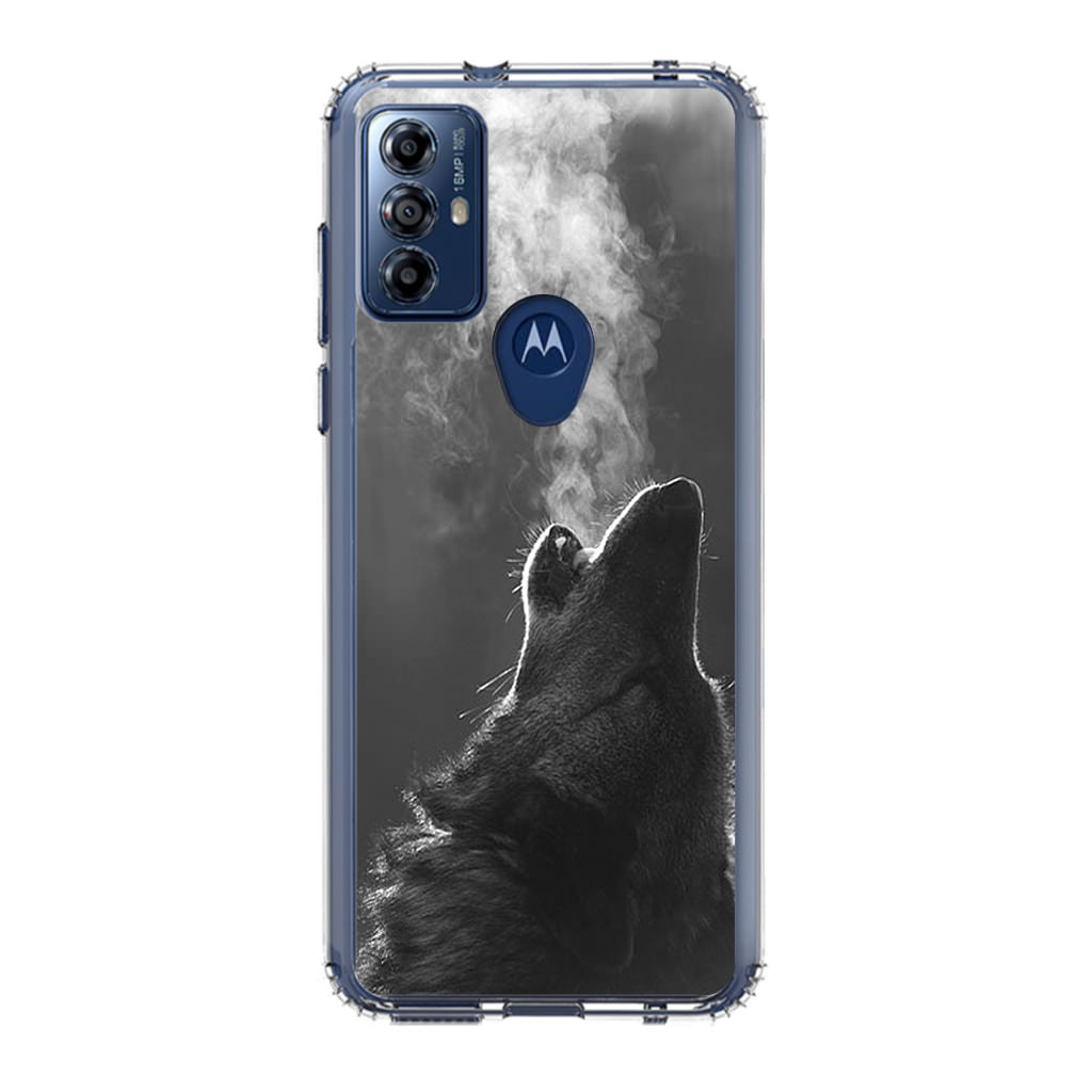 Howling Wolves Black and White Motorola Moto G Play 2023 Case