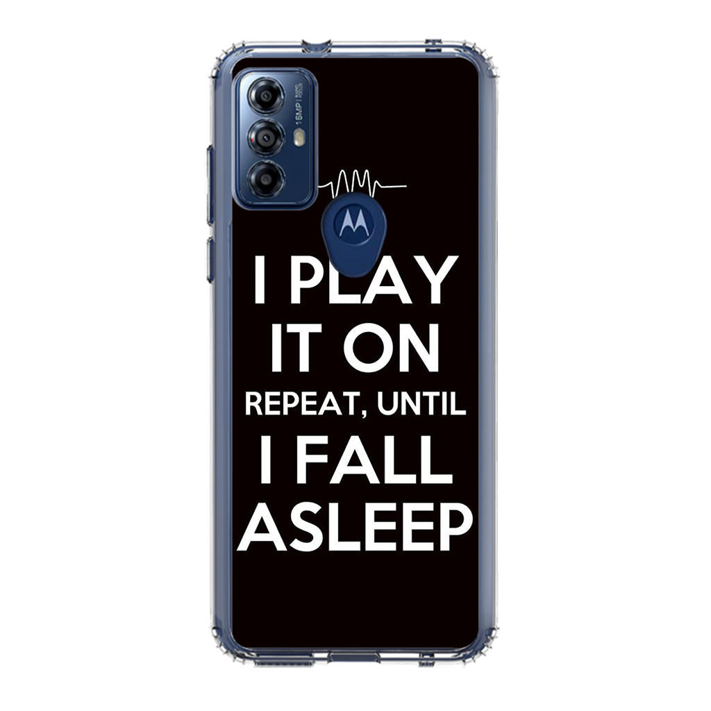 I Play It On Repeat Motorola Moto G Play 2023 Case