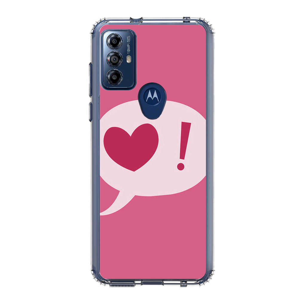 Love Pink Motorola Moto G Play 2023 Case