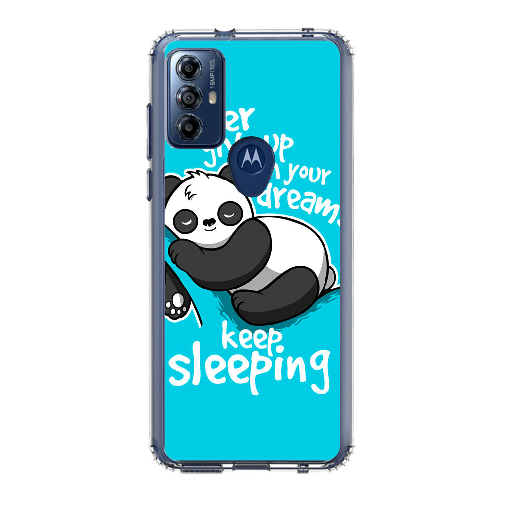 Panda Keep Sleeping Motorola Moto G Play 2023 Case