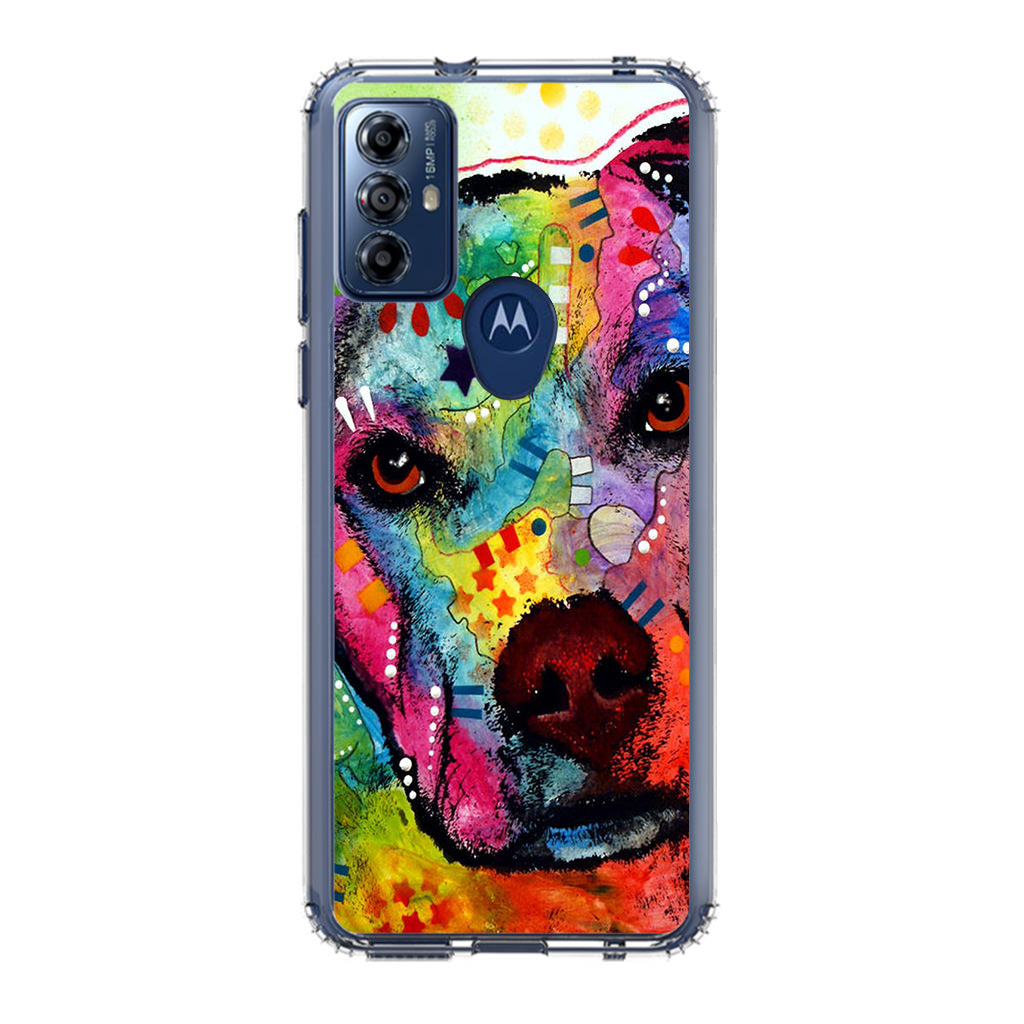 Pitbull Love Painting Motorola Moto G Play 2023 Case