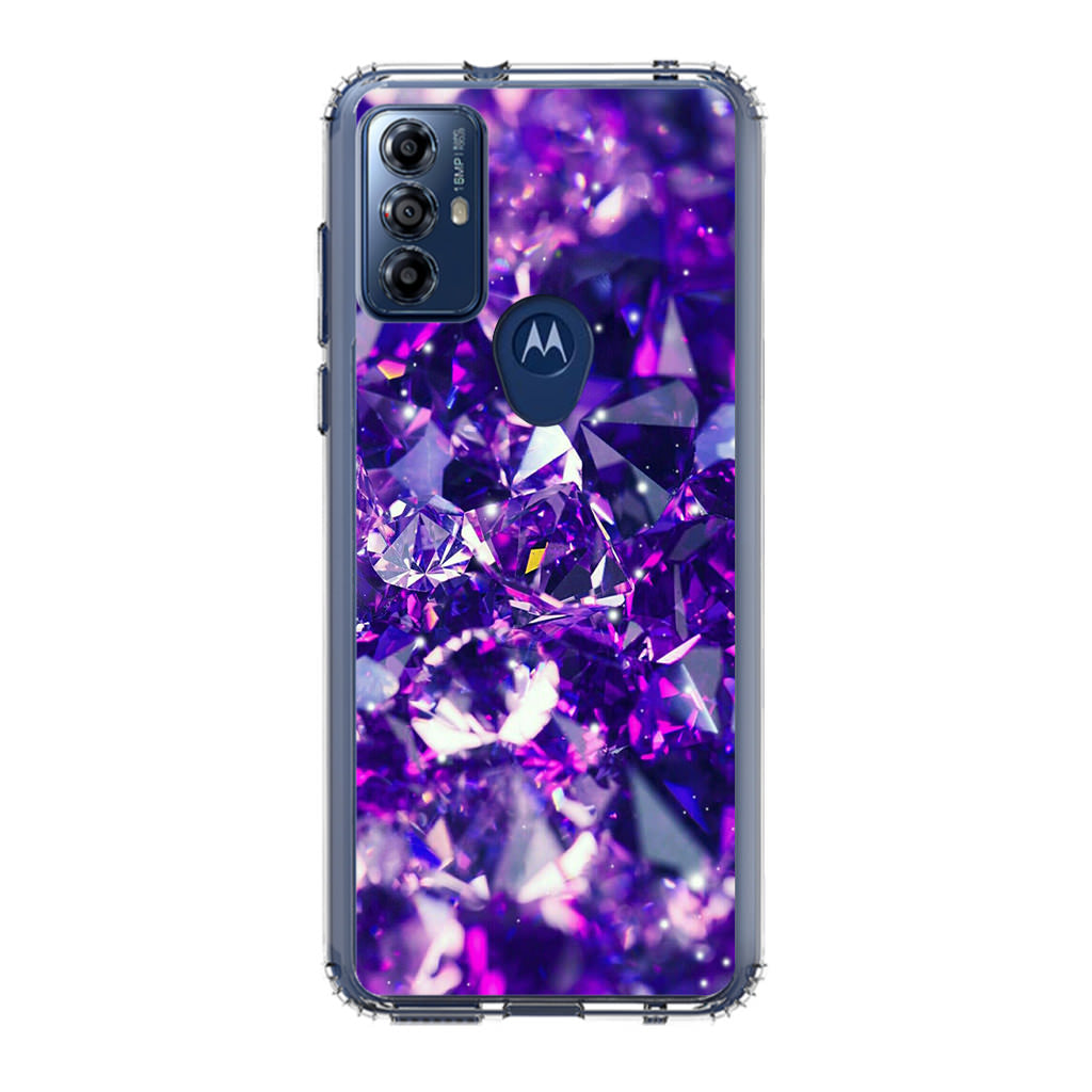 Purple Crystal Motorola Moto G Play 2023 Case