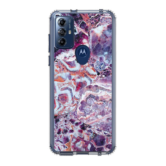 Purple Marble Motorola Moto G Play 2023 Case