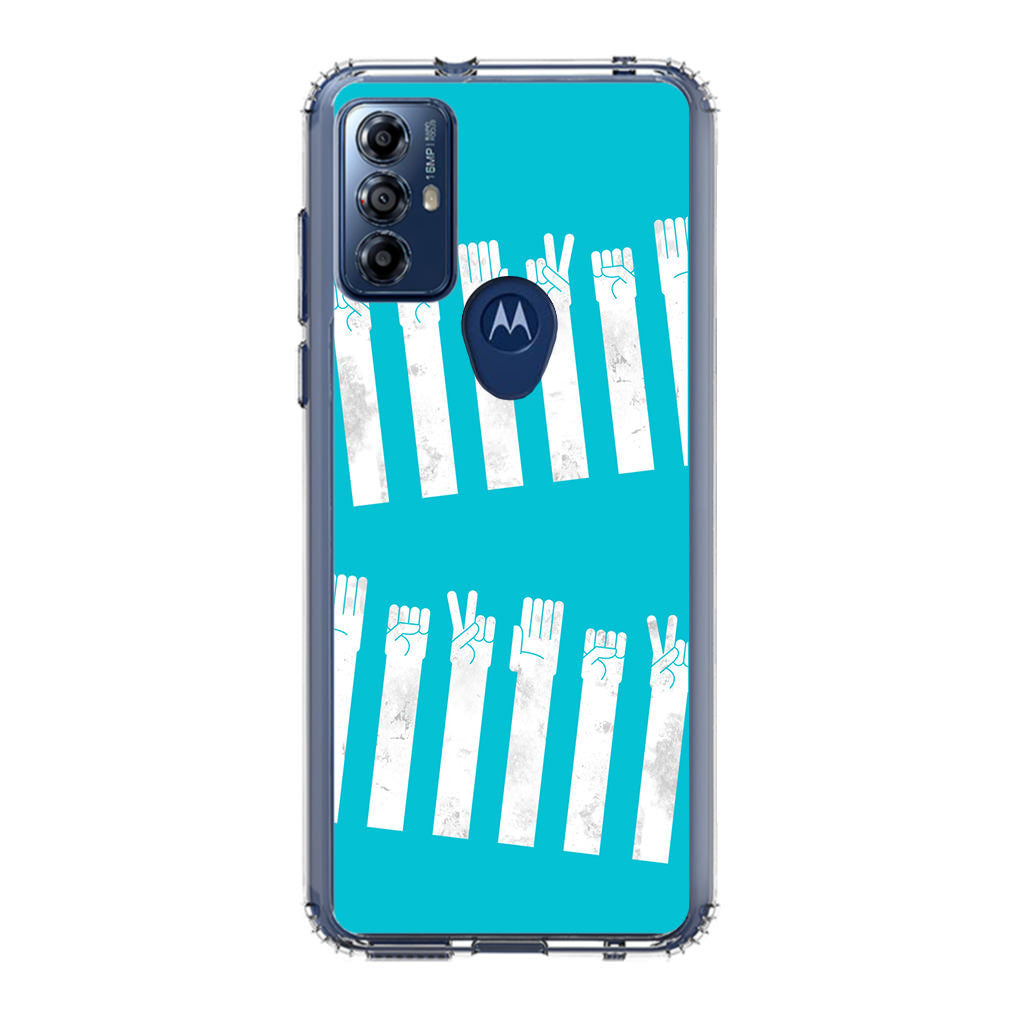 Rock–paper–scissors Zebra Crossing Motorola Moto G Play 2023 Case