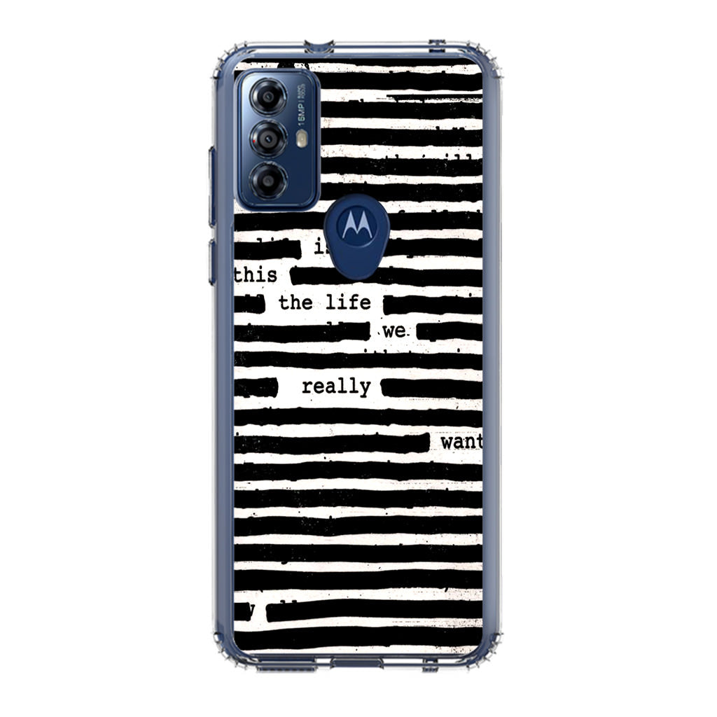 Roger Waters Is This the Life We Really Want Motorola Moto G Play 2023 Case