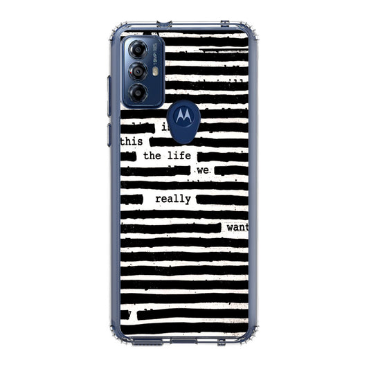 Roger Waters Is This the Life We Really Want Motorola Moto G Play 2023 Case