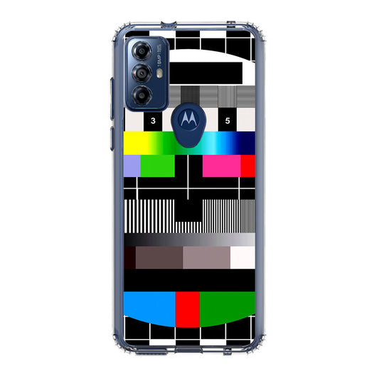 Scheme Pause TV Colorful Mesh Motorola Moto G Play 2023 Case