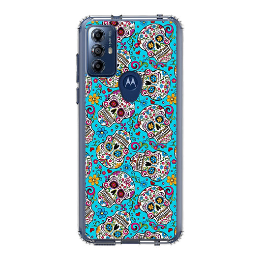 Skull Floral Sugar Motorola Moto G Play 2023 Case