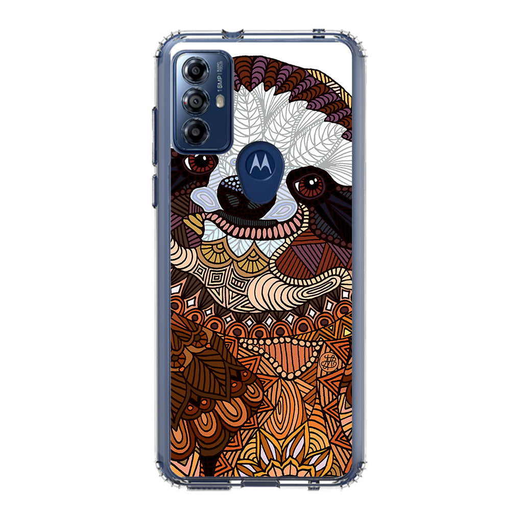 Sloth Ethnic Pattern Motorola Moto G Play 2023 Case