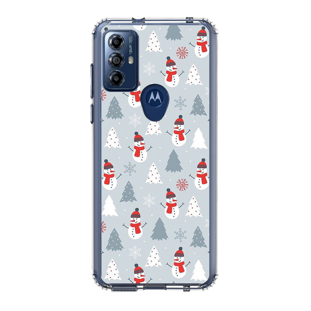 Snowmans Pattern Motorola Moto G Play 2023 Case