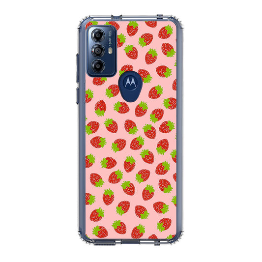 Strawberries Pattern Motorola Moto G Play 2023 Case