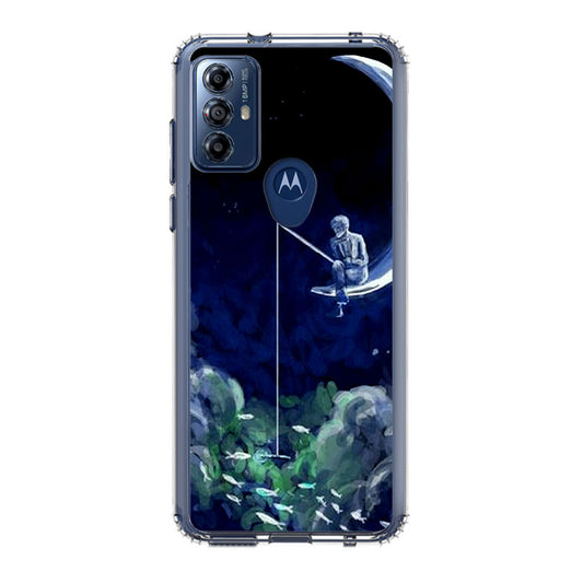 Tardis Walking To The Moon Motorola Moto G Play 2023 Case