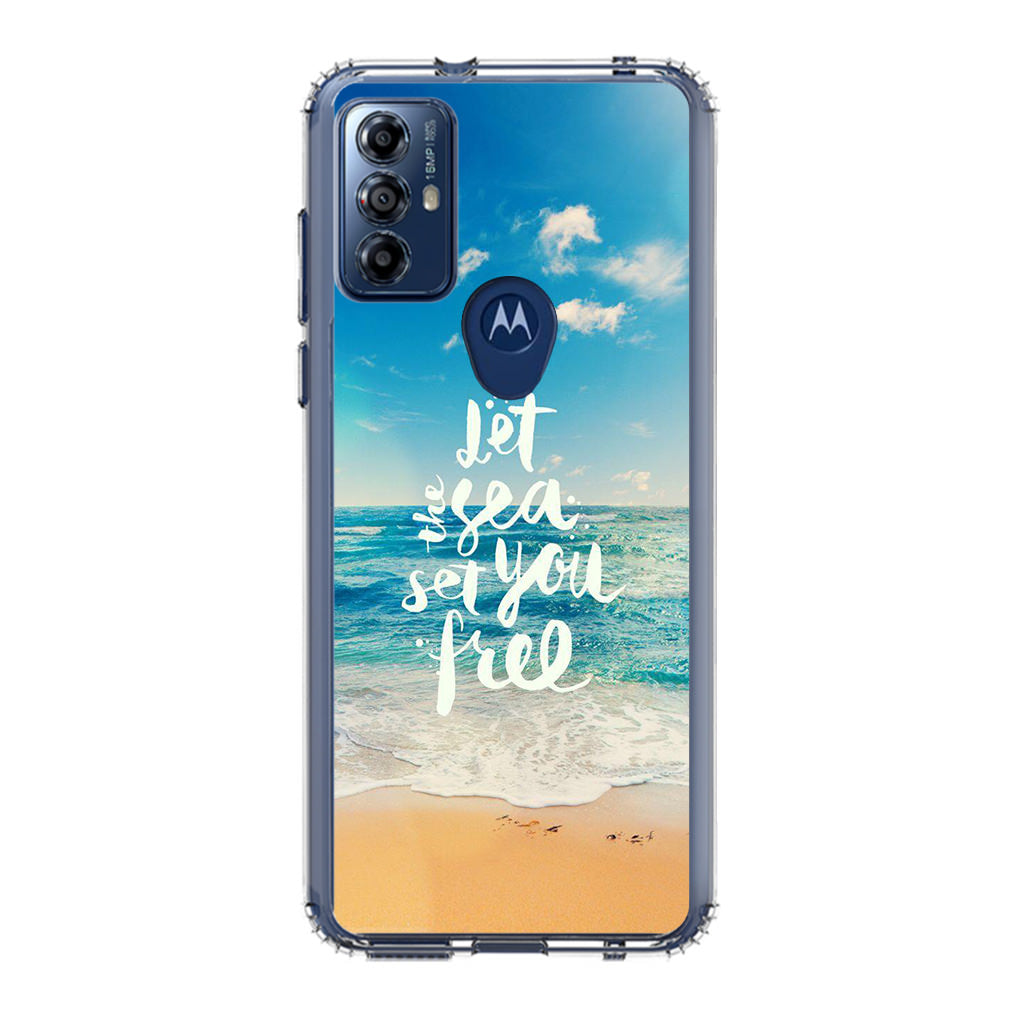 The Sea Set You Free Motorola Moto G Play 2023 Case