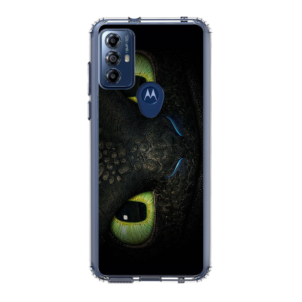 Toothless Dragon Eyes Close Up Motorola Moto G Play 2023 Case