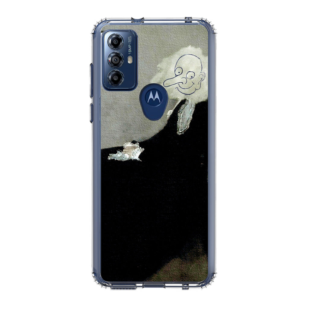 Whistler's Mother by Mr. Bean Motorola Moto G Play 2023 Case