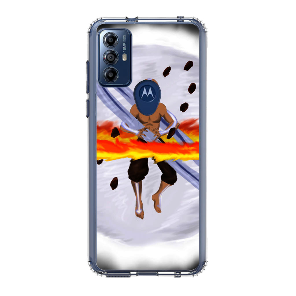 Avatar Aang Controls Four Elements Motorola Moto G Play 2023 Case