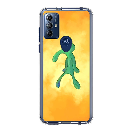 Bold and Brash Squidward Painting Motorola Moto G Play 2023 Case