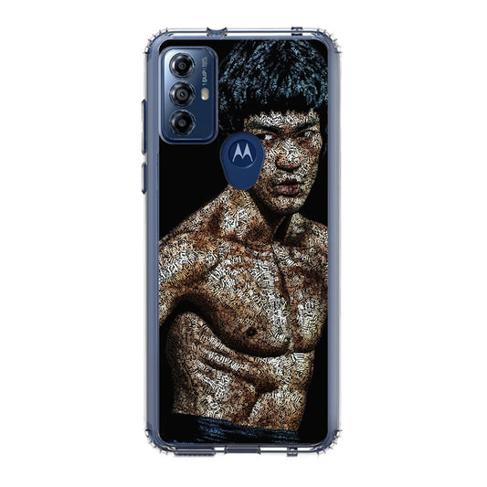 Bruce Lee Typograph Motorola Moto G Play 2023 Case