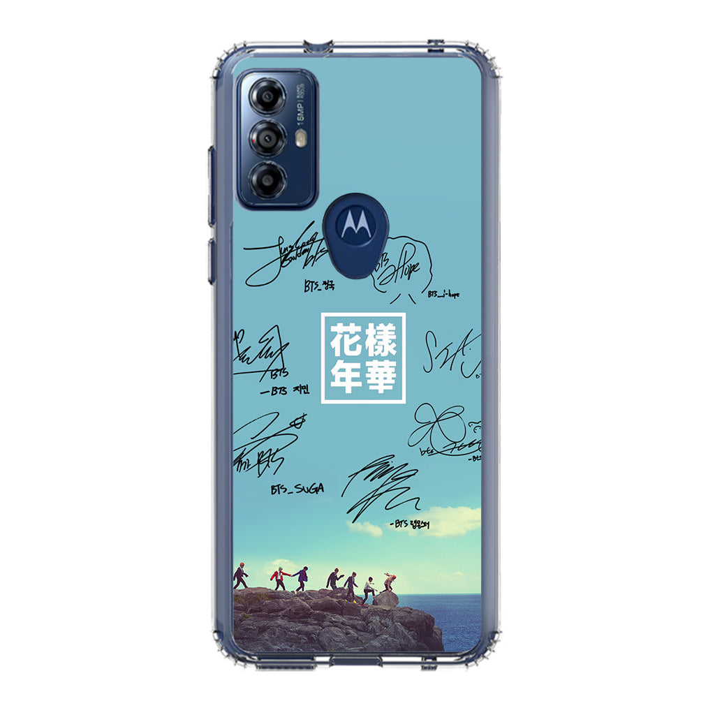 BTS Signature Motorola Moto G Play 2023 Case