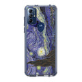 Dr Who Tardis In Van Gogh Starry Night Motorola Moto G Play 2023 Case