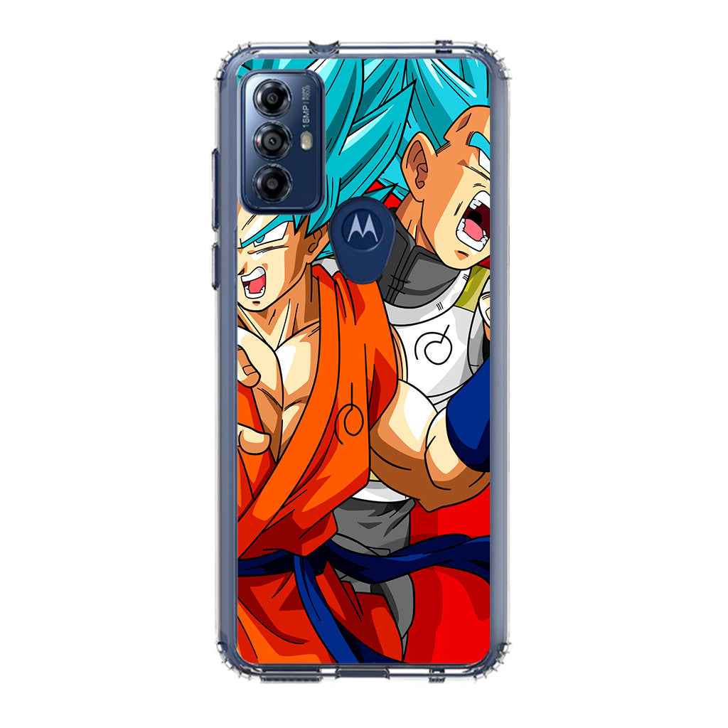 Dragon Ball Super SSGSS Goku And Vegeta Motorola Moto G Play 2023 Case