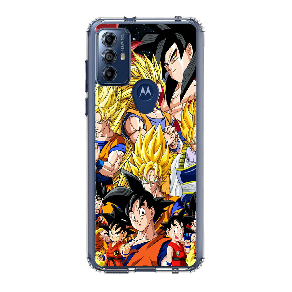 Dragon Ball Z Son Goku Transformation Motorola Moto G Play 2023 Case